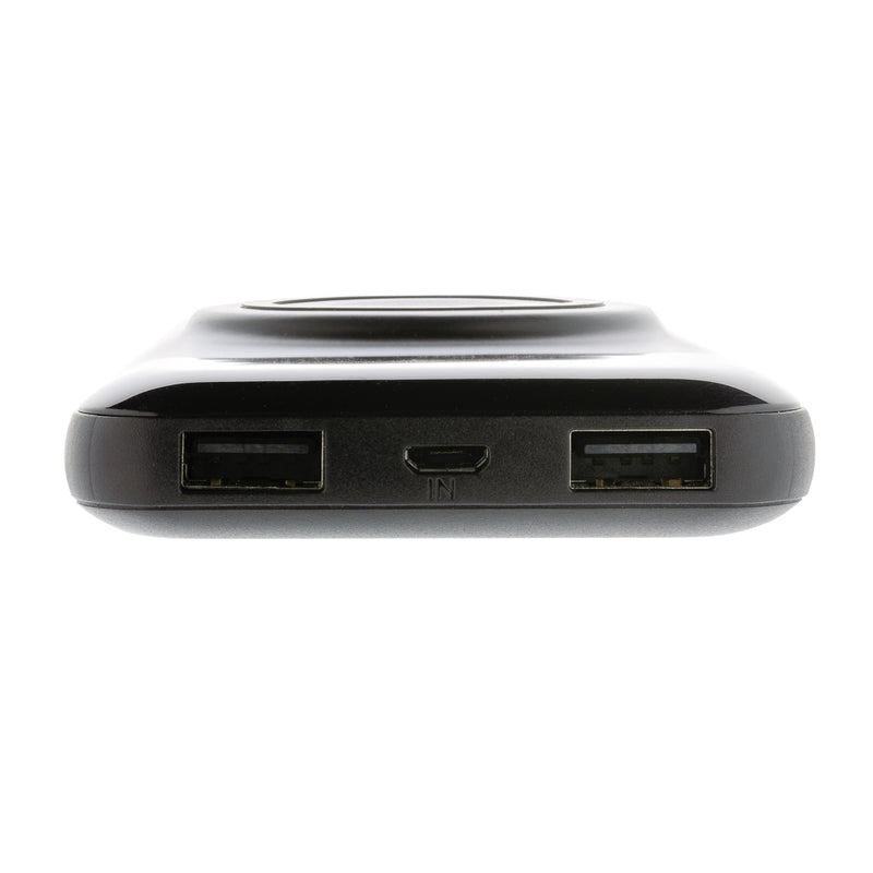 Load image into Gallery viewer, 10.000 mah wireless powerbank with watch charger - Custom Wood Designs
