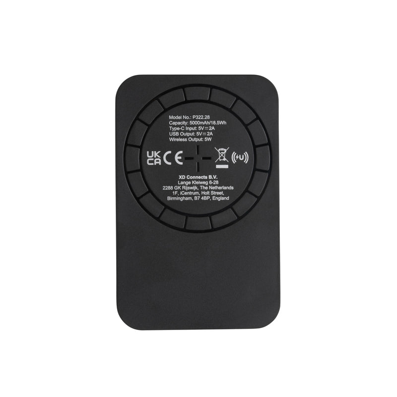 Load image into Gallery viewer, Magnetic 5.000 mAh 5W wireless powerbank - Custom Wood Designs
