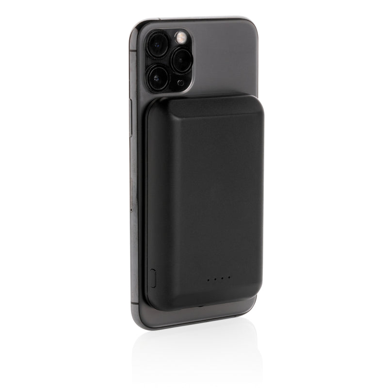 Load image into Gallery viewer, Magnetic 5.000 mAh 5W wireless powerbank - Custom Wood Designs
