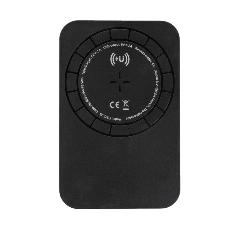 Load image into Gallery viewer, Magnetic 5.000 mAh 5W wireless powerbank - Custom Wood Designs
