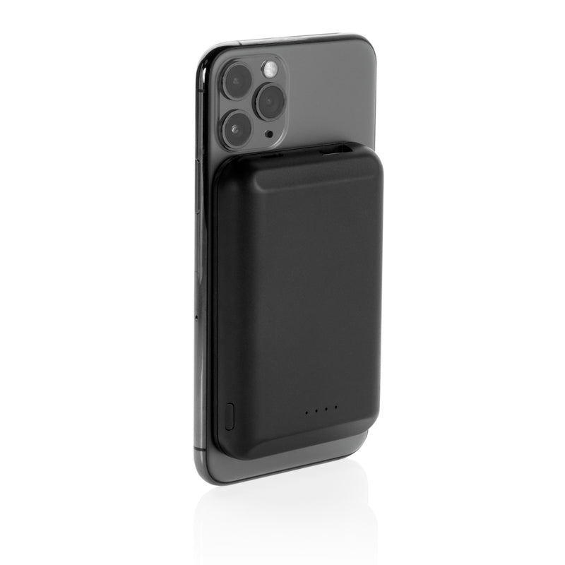 Load image into Gallery viewer, Magnetic 5.000 mAh 5W wireless powerbank - Custom Wood Designs
