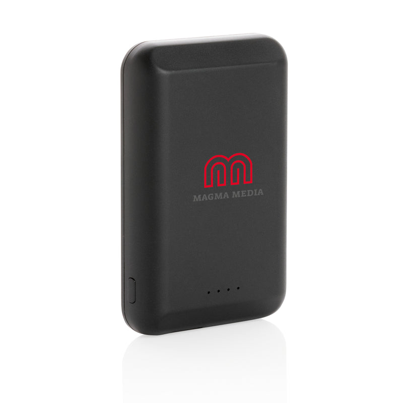 Load image into Gallery viewer, Magnetic 5.000 mAh 5W wireless powerbank - Custom Wood Designs
