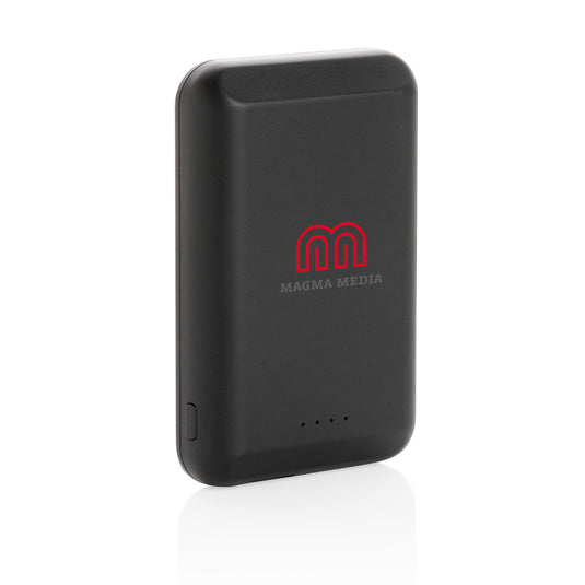 Magnetic 5.000 mAh 5W wireless powerbank - Custom Wood Designs