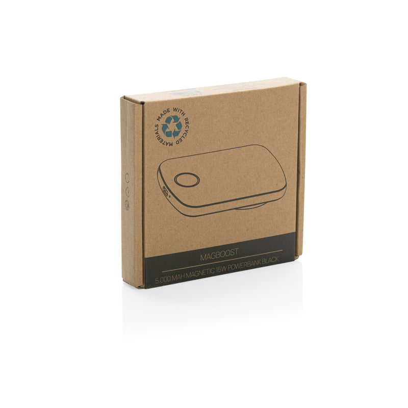 Load image into Gallery viewer, MagBoost RCS recycled plastic 5000 mah magnetic powerbank - Custom Wood Designs
