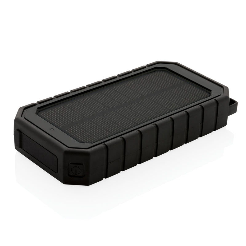 Load image into Gallery viewer, RCS recycled plastic Solar powerbank with 10W Wireless - Custom Wood Designs
