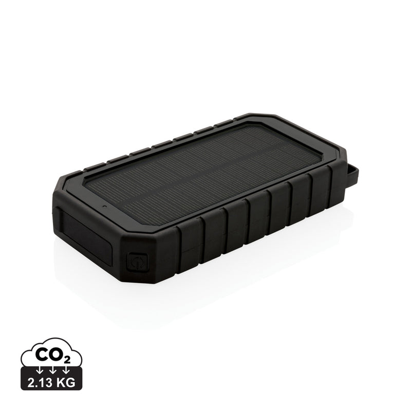 Load image into Gallery viewer, RCS recycled plastic Solar powerbank with 10W Wireless - Custom Wood Designs
