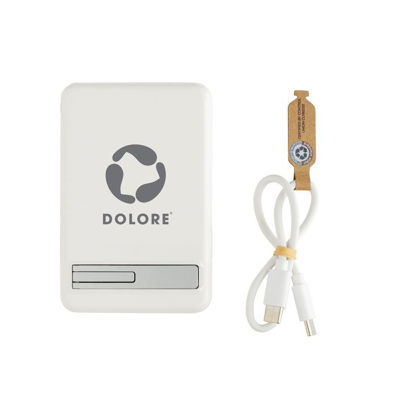 Load image into Gallery viewer, Zen RCS rplastic 5000 mah 5W magnetic bamboo powerbank - Custom Wood Designs
