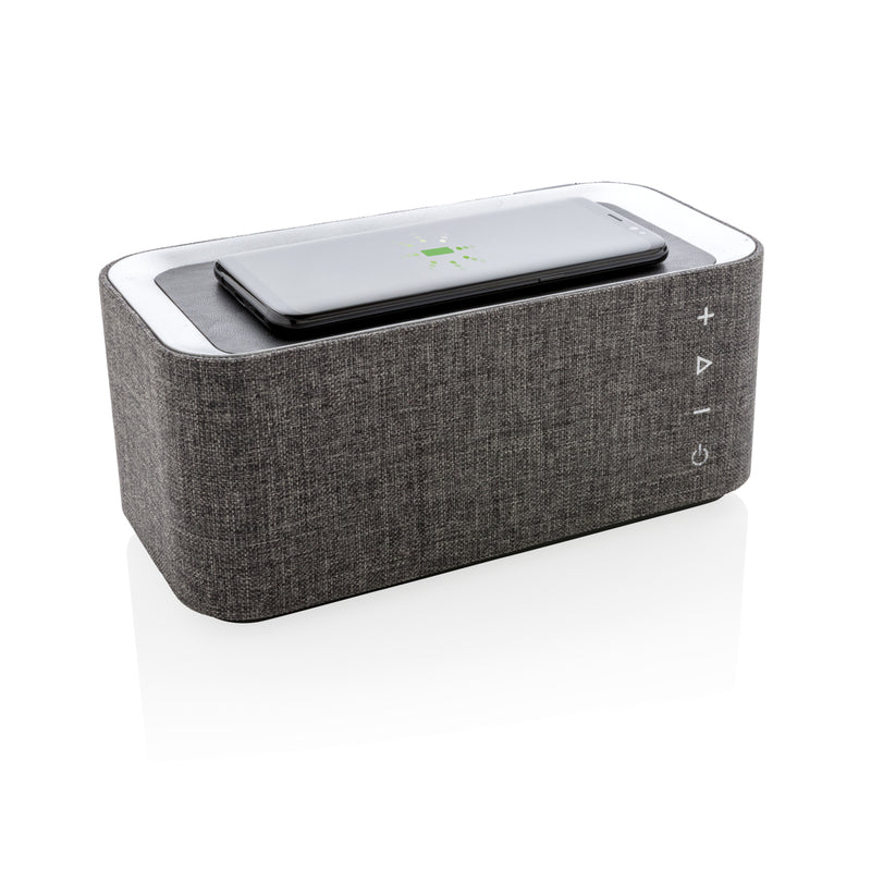 Load image into Gallery viewer, Vogue wireless charging speaker - Custom Wood Designs
