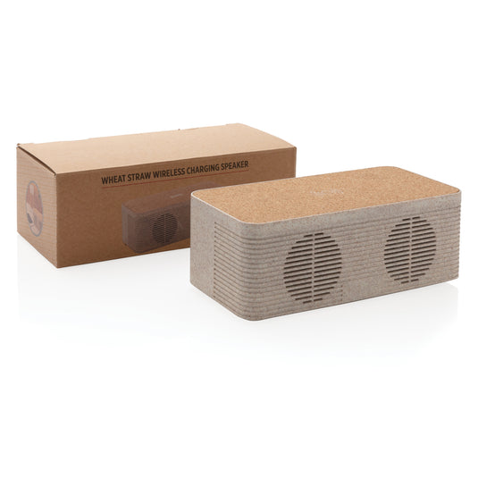 Wheatstraw wireless charging speaker - Custom Wood Designs
