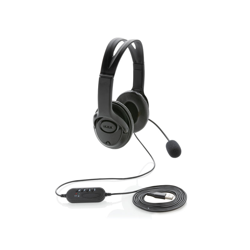 Load image into Gallery viewer, Over ear wired work headset - Custom Wood Designs
