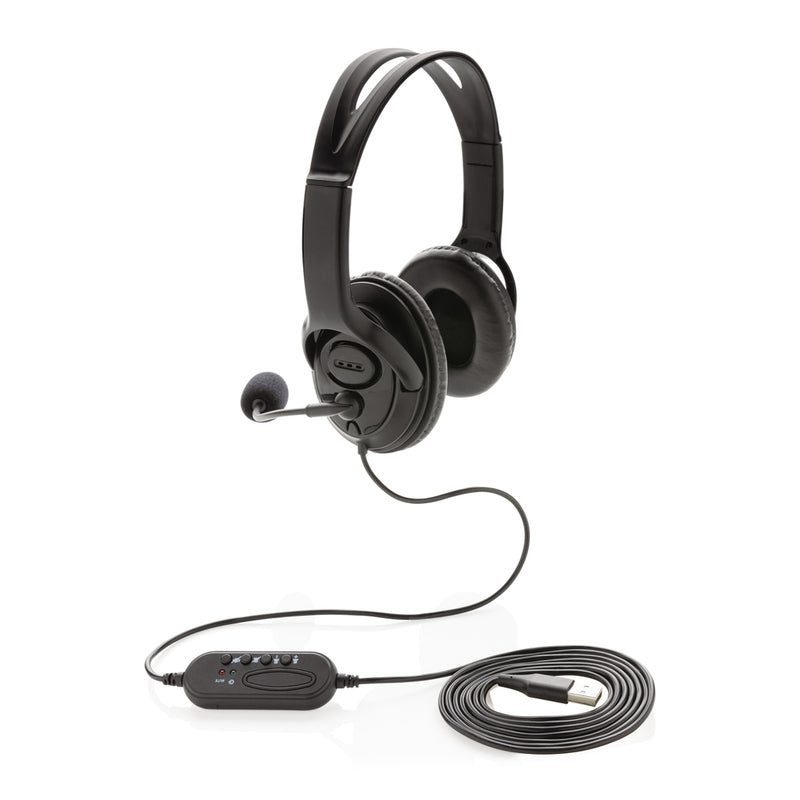 Load image into Gallery viewer, Over ear wired work headset - Custom Wood Designs
