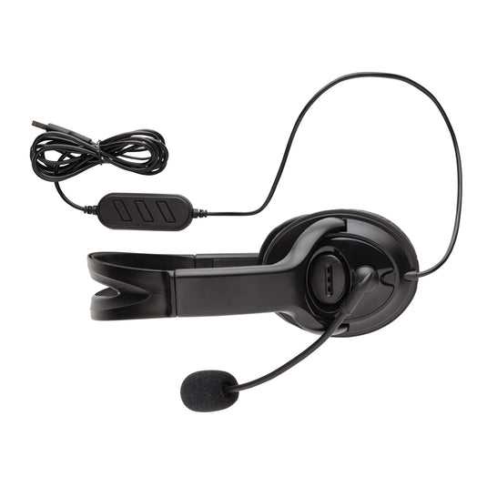 Over ear wired work headset - Custom Wood Designs