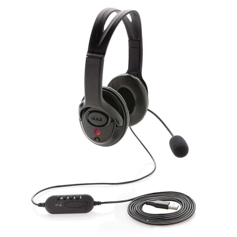 Load image into Gallery viewer, Over ear wired work headset - Custom Wood Designs
