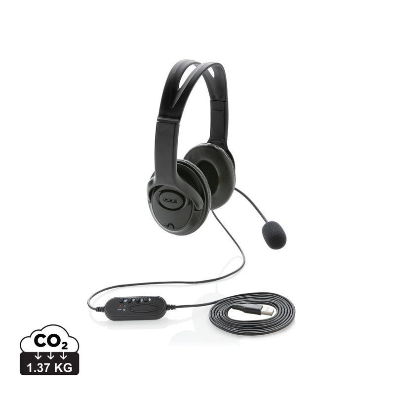 Load image into Gallery viewer, Over ear wired work headset - Custom Wood Designs
