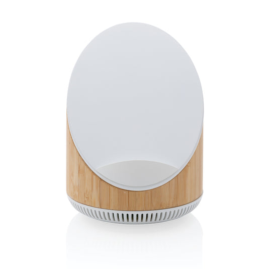 Ovate bamboo 5W speaker with 15W wireless charger - Custom Wood Designs