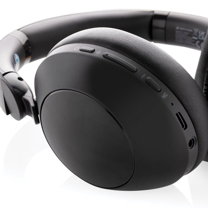 Load image into Gallery viewer, Urban Vitamin Cupertino RCS rplastic ANC headphone - Custom Wood Designs
