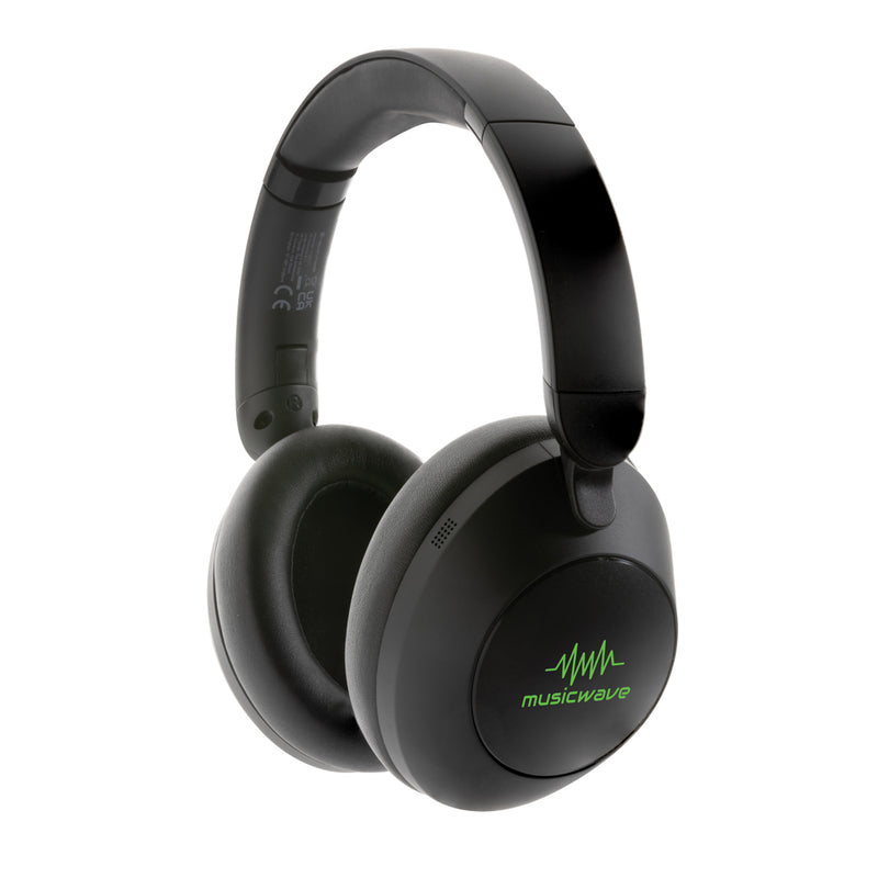 Load image into Gallery viewer, Urban Vitamin Cupertino RCS rplastic ANC headphone - Custom Wood Designs
