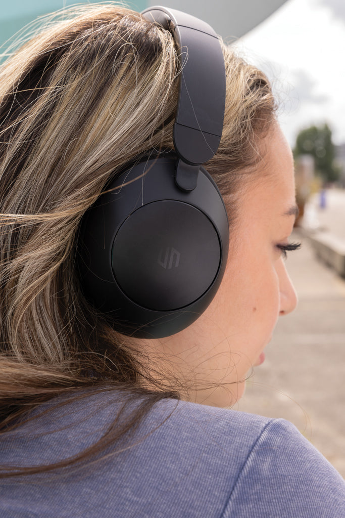 Load image into Gallery viewer, Urban Vitamin Cupertino RCS rplastic ANC headphone - Custom Wood Designs
