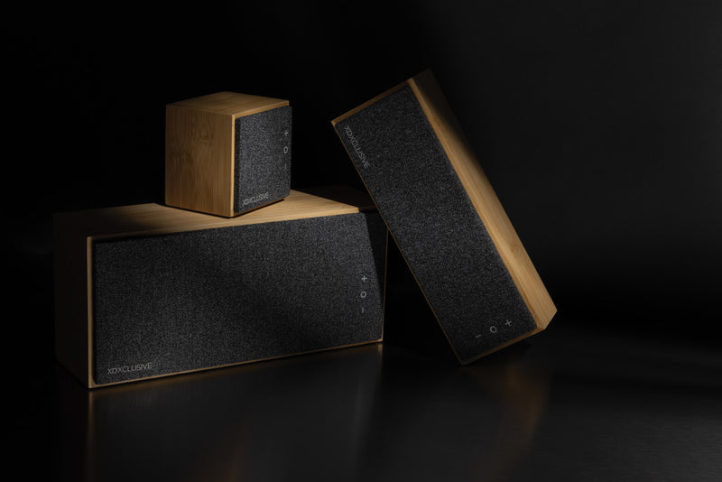 Load image into Gallery viewer, Wynn 10W bamboo wireless speaker - Custom Wood Designs
