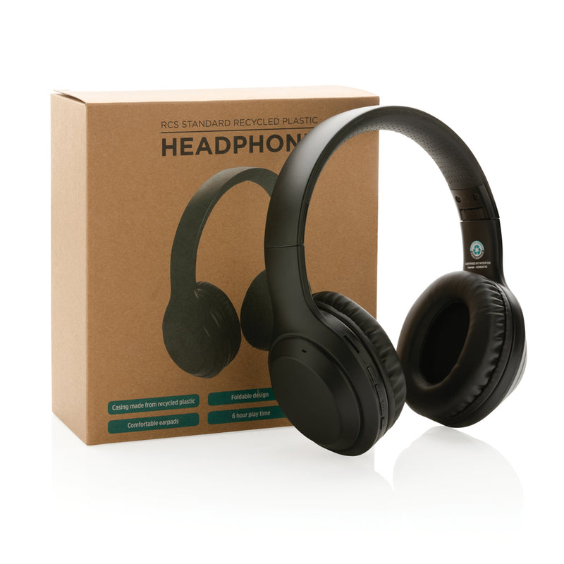 Load image into Gallery viewer, RCS standard recycled plastic headphone - Custom Wood Designs
