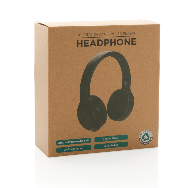 Load image into Gallery viewer, RCS standard recycled plastic headphone - Custom Wood Designs
