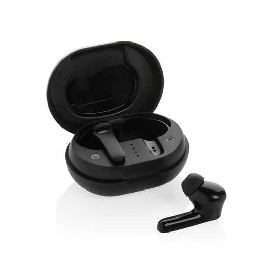 RCS standard recycled plastic TWS earbuds - Custom Wood Designs