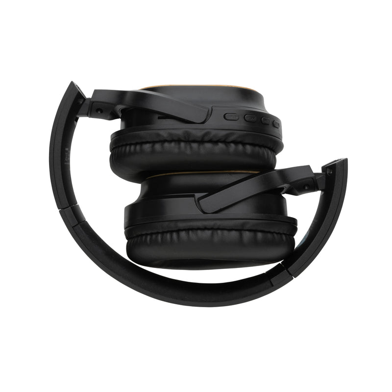Load image into Gallery viewer, RCS and bamboo Elite Foldable wireless headphone - Custom Wood Designs
