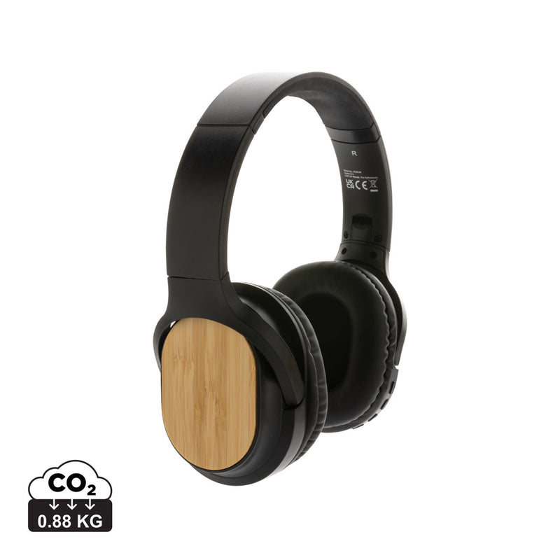 Load image into Gallery viewer, RCS and bamboo Elite Foldable wireless headphone - Custom Wood Designs
