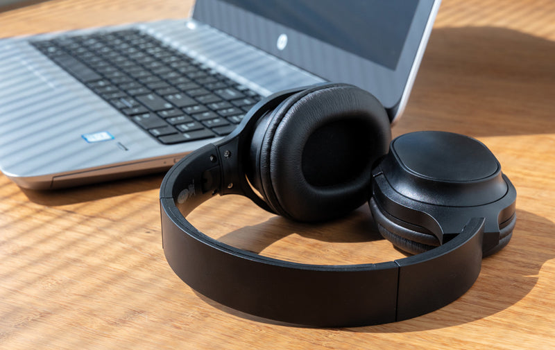 Load image into Gallery viewer, RCS recycled plastic Elite Foldable wireless headphone - Custom Wood Designs
