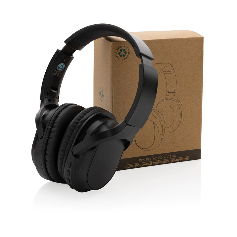 Load image into Gallery viewer, RCS recycled plastic Elite Foldable wireless headphone - Custom Wood Designs
