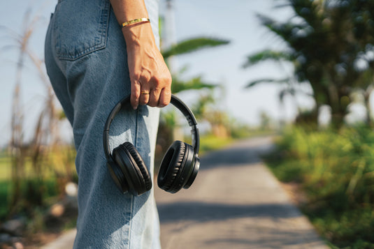Terra RCS recycled aluminium wireless headphone - Custom Wood Designs