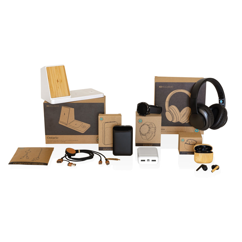 Load image into Gallery viewer, Terra RCS recycled aluminium wireless headphone - Custom Wood Designs
