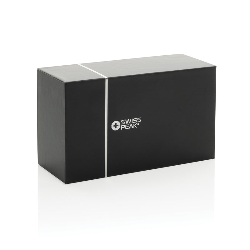 Load image into Gallery viewer, Swiss Peak RCS recycled aluminium 10W bass speaker - Custom Wood Designs Swiss Peak RCS recycled aluminium 10W bass speaker
