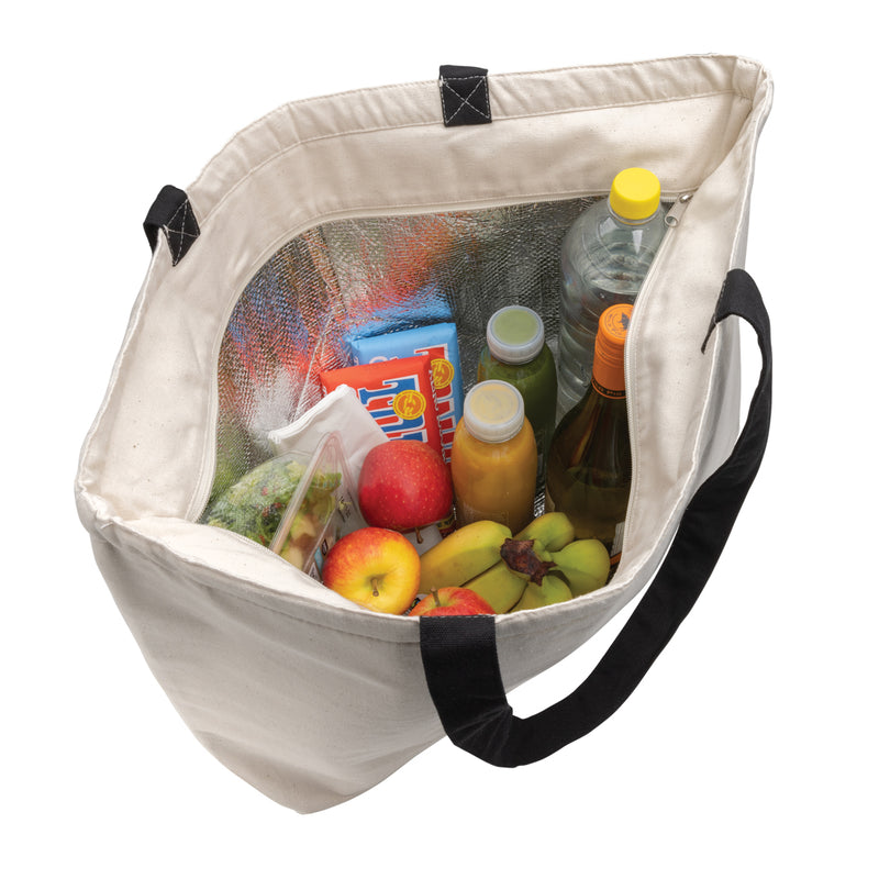 Load image into Gallery viewer, Impact Aware™ 285 gsm rcanvas large cooler tote undyed - Custom Wood Designs
