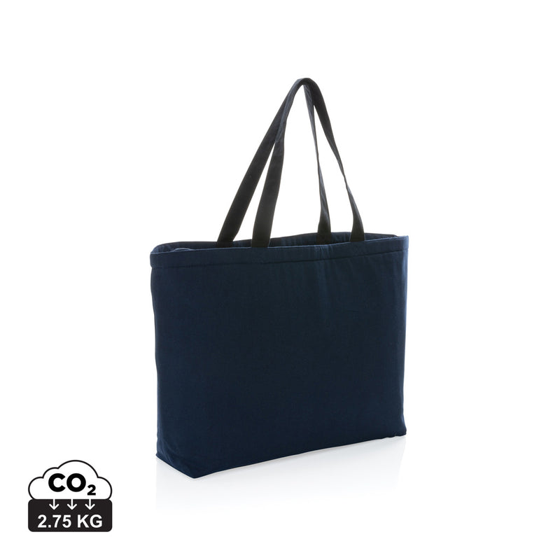 Load image into Gallery viewer, Impact Aware™ 285 gsm rcanvas large cooler tote undyed - Custom Wood Designs
