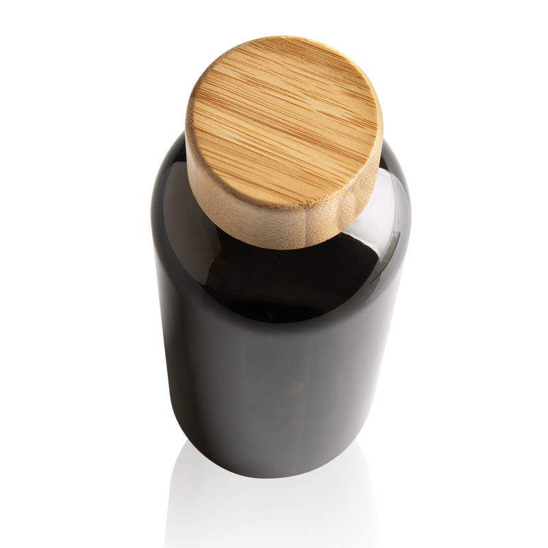 Load image into Gallery viewer, RCS RPET bottle with bamboo lid - Custom Wood Designs
