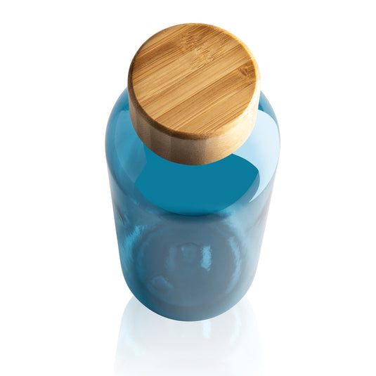 RCS RPET bottle with bamboo lid - Custom Wood Designs