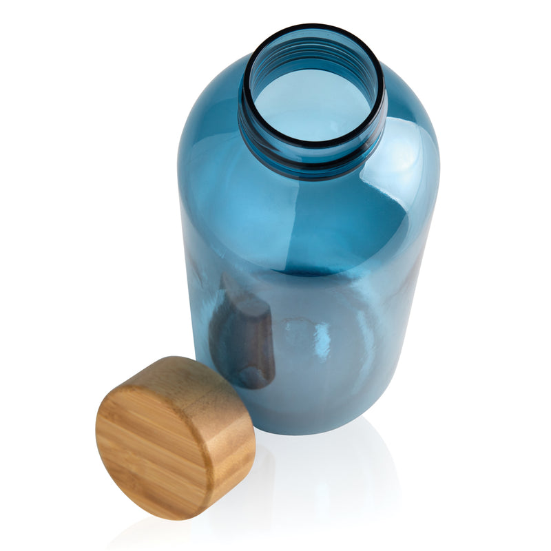 Load image into Gallery viewer, RCS RPET bottle with bamboo lid - Custom Wood Designs
