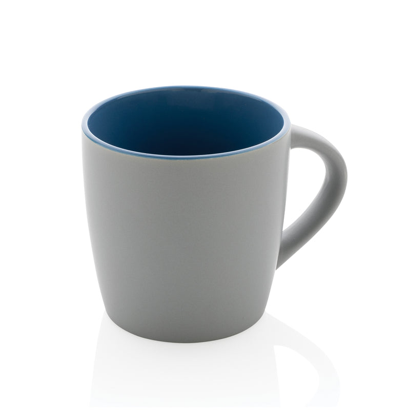 Load image into Gallery viewer, Ceramic mug with coloured inner 300ml - Custom Wood Designs
