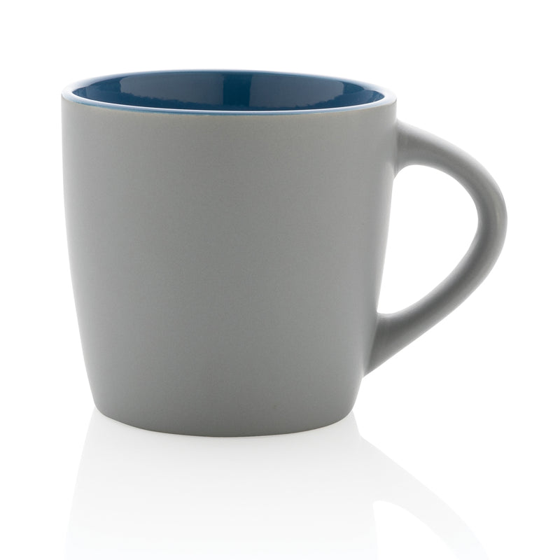 Load image into Gallery viewer, Ceramic mug with coloured inner 300ml - Custom Wood Designs
