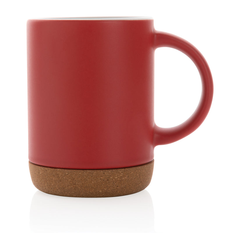Load image into Gallery viewer, Ceramic mug with cork base 280ml - Custom Wood Designs
