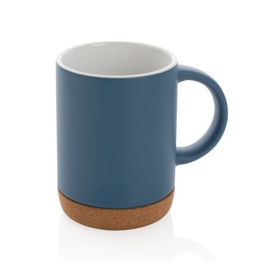 Ceramic mug with cork base 280ml - Custom Wood Designs