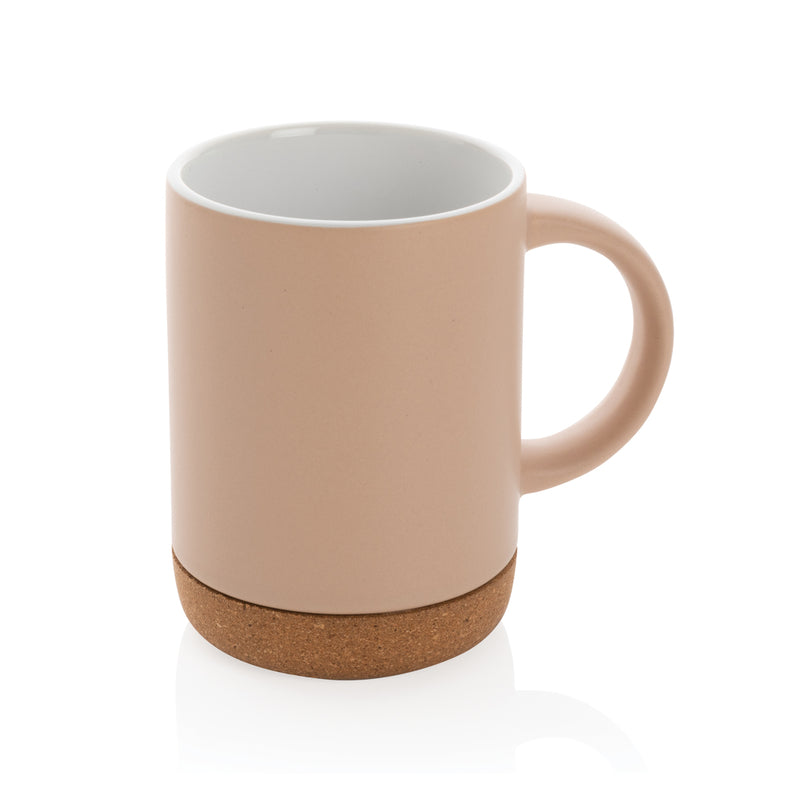 Load image into Gallery viewer, Ceramic mug with cork base 280ml - Custom Wood Designs
