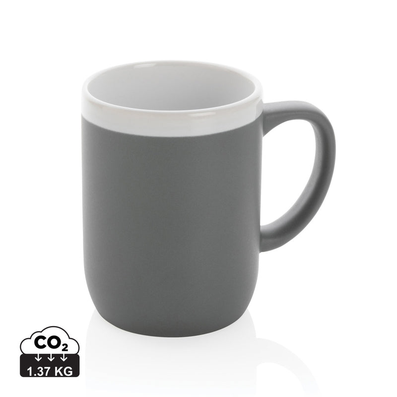 Load image into Gallery viewer, Ceramic mug with white rim 300ml - Custom Wood Designs
