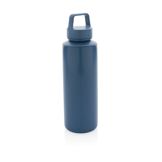 RCS certified recycled PP water bottle with handle - Custom Wood Designs