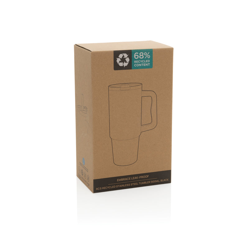 Load image into Gallery viewer, Embrace Leakproof RCS recycled stainless steel tumbler 900ml - Custom Wood Designs Embrace Leakproof RCS recycled stainless steel tumbler 900ml
