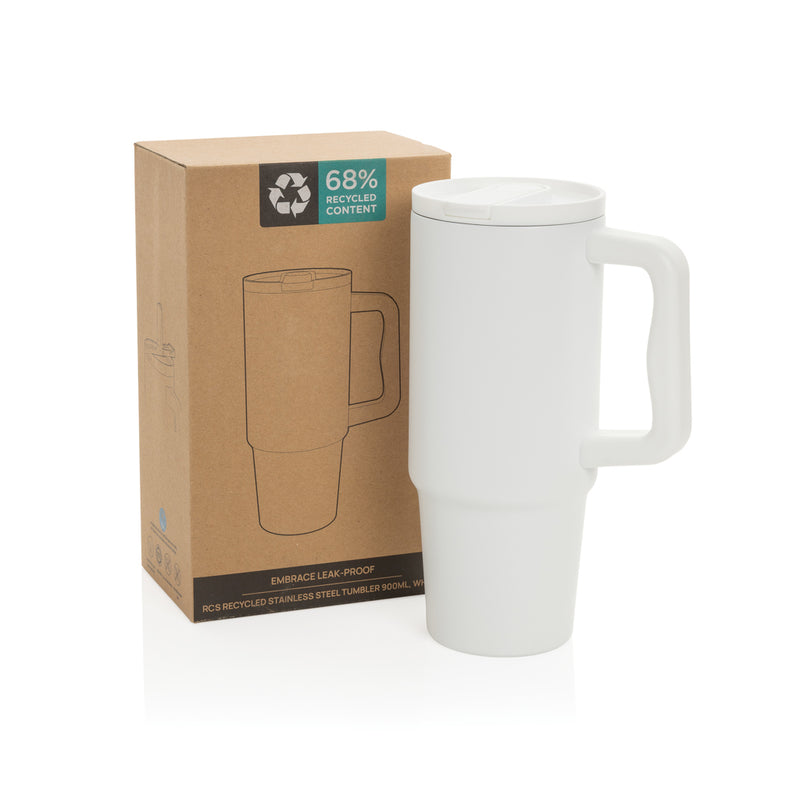 Load image into Gallery viewer, Embrace Leakproof RCS recycled stainless steel tumbler 900ml - Custom Wood Designs Embrace Leakproof RCS recycled stainless steel tumbler 900ml
