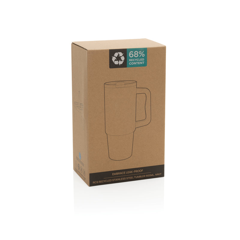Load image into Gallery viewer, Embrace Leakproof RCS recycled stainless steel tumbler 900ml - Custom Wood Designs Embrace Leakproof RCS recycled stainless steel tumbler 900ml
