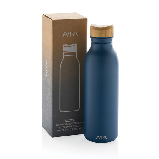 Avira Alcor RCS Re-steel single wall water bottle 600 ML - Custom Wood Designs