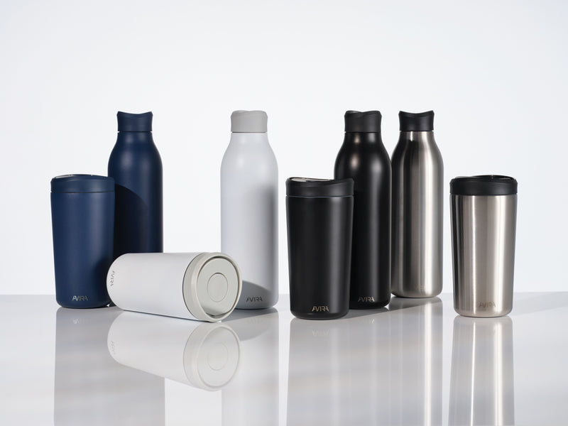 Load image into Gallery viewer, Avira Alok RCS re-steel 360 waterbottle 600ML - Custom Wood Designs

